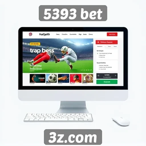 Análise da interface de usuário do site 5393 bet